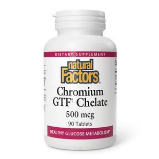 Chromium GTF Chelate 500mcg для контроля аппетита - 90 tabs 2023-10-3817 фото