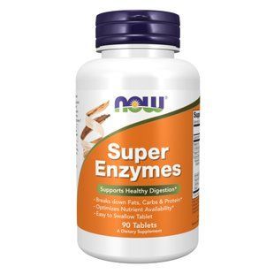 Травні ферменти Super Enzymes - 90 tabs 2022-10-0088 фото
