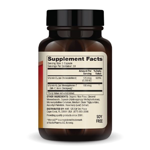 Вітамін D3 Vitamins D3 & K2 - 30 caps 2023-10-3952 фото