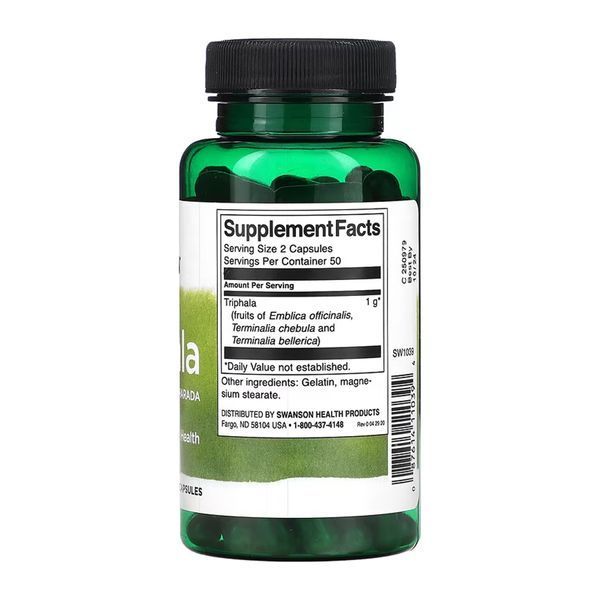 Дієтична добавка Triphala 500 mg - 100caps 100-56-0549604-20 фото