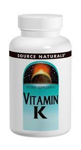 Витамин К 500мкг, Source Naturals, 200 таблеток SN1450 фото