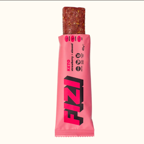 KETO Protein Bar (протеиновый батончик) - 10x45g Strawberry + Almond 2022-10-2478 фото