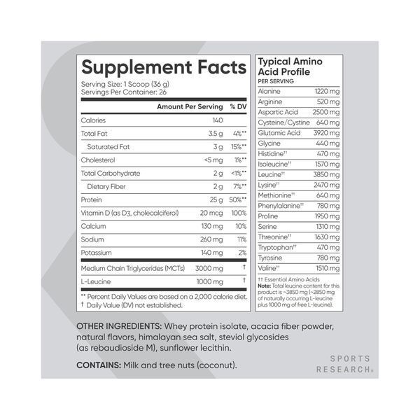 Сироватковий протеїн Whey Protein Isolate - 940g Creamy Vanilla 2024-11-0166 фото