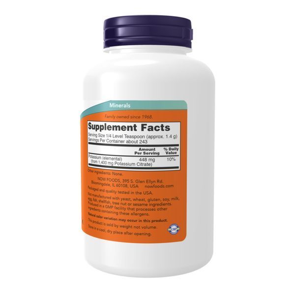 Калий Potassium Citrate Powder - 12 oz 2022-10-0673 фото