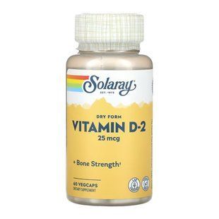 Vitamin D-2 25 mcg (витамин D3) - 60 vcaps 2023-10-6764 фото