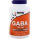 GABA (Гамма-Аминомасляная Кислота) 750мг, Now Foods, 200 капсул NF0129 фото 1