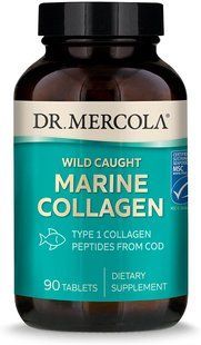 Морський колаген, Marine Collagen, Dr. Mercola, 90 таблеток MCL-03273 фото