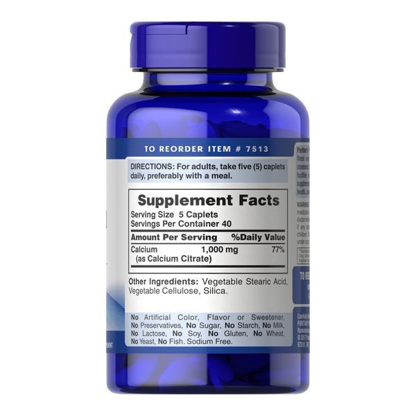 Calcium Citrate 1000mg - 200 caps 2023-10-2177 фото