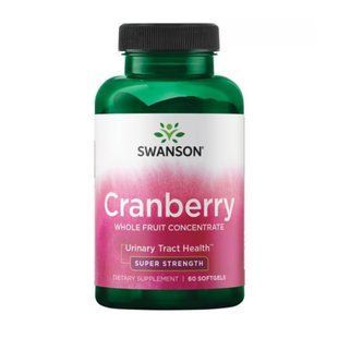 Диетическая добавка Cranberry Whole Fruit Concentrate Super Strength 420mg - 60 sgels 2023-10-2732 фото