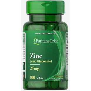 Zinc 25 mg для иммунитета - 100 tabs 100-21-8788845-20 фото