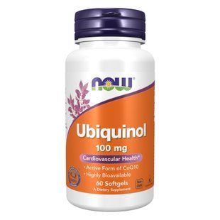 Ubiquinol 100mg - 60 sgels 2022-10-1360 фото