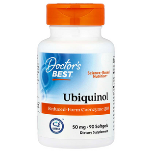 Убіхінол з Kaneka Q+, Ubiquinol with Kaneka Q+, Doctor's Best, Kaneka QH, 50 мг, 90 гелевих капсул DRB-00178 фото