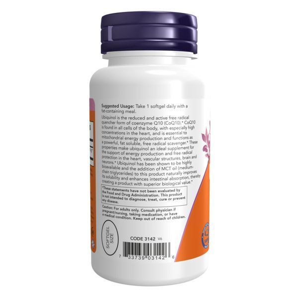 Ubiquinol 100mg - 60 sgels 2022-10-1360 фото