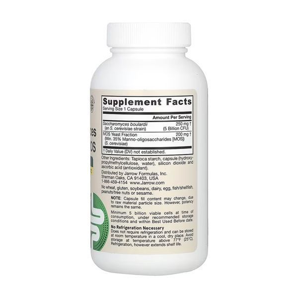 Дієтична добавка Saccharomyces Boulardii + MOS - 90 caps 2023-10-5560 фото