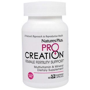 Комплекс для зачатия женщинам, Female Fertility Support, Nature's Plus, 60 капсул NAP-48727 фото