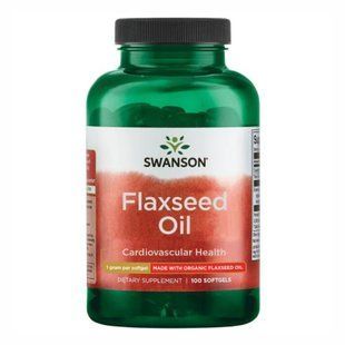Лляна олія Flaxseed Oil 1gram - 100soft 100-94-5723878-20 фото