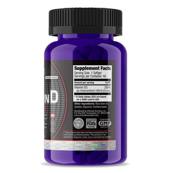 Vitamin D - 60 softgels 2022-10-1472 фото