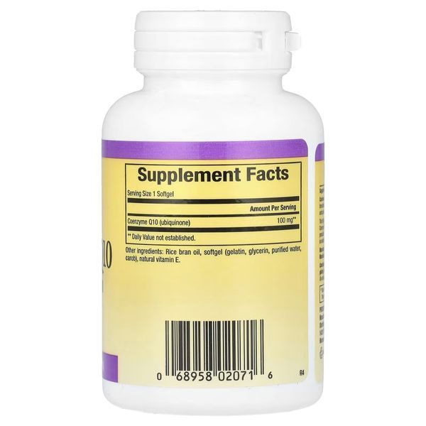 Коензим Q10, 100 мг, Coenzyme Q10, Natural Factors, 60 гелевих капсул NFS02071 фото