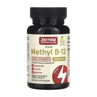 Methyl B12 & Methyl Folate 1000mcg - 100 chewable tabs Lemon 2023-10-5579 фото