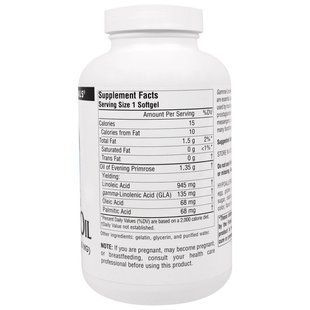 Олія Примули Вечірньої 1350mg, Source Naturals, 120 желатинових капсул SN0080 фото