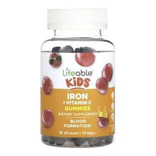 Iron + Vitamin C Kids - 60 gummies 2023-10-7279 фото
