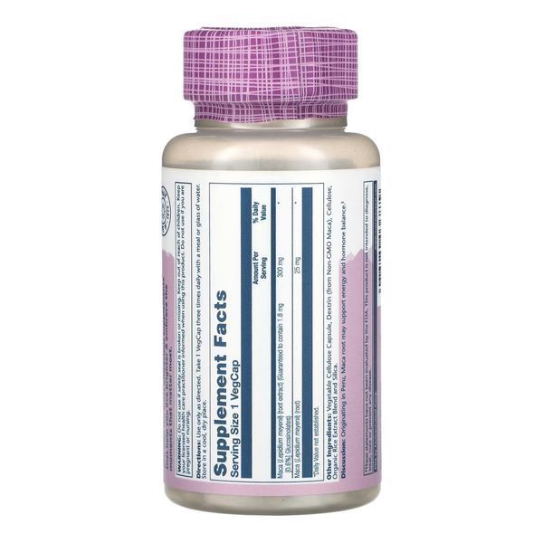 Maca Root Extract 300mg - 60 vcaps 2023-10-2121 фото Maca Root Extract 300mg - 60 vcaps 2023-10-2121 фото