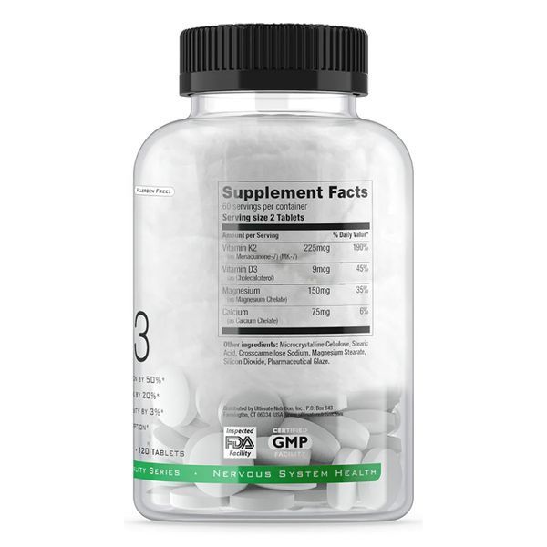 Vitamin K2 +D3 - 120 tabs 2022-10-1474 фото