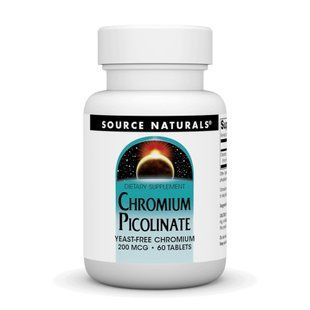 Chromium Picolinate 200 mcg Yeast Free (хром) - 60 tabs 2023-10-5117 фото