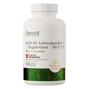 Ашваганда KSM-66 Ashwagandha&reg; + Magnesium + B6 P-5-P - 90 caps VP-2026-565 фото