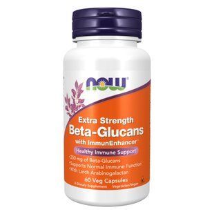 Beta-Glucans with ImmunEnhancer Extra Strength - 60 vcaps 2022-10-2617 фото