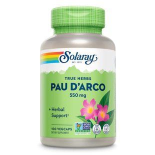 Диетическая добавка Pau D'Arco Bark 550mg - 100 vcaps 2022-10-1780 фото