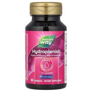 Гиалуроновая кислота + МСМ, Hyaluronic Acid With MSM, Nature's Way, 60 капсул NWY-15603 фото