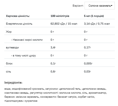 Соус Sauce - 500ml Salted Caramel 100-16-8435250-20 фото