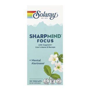 Диетическая добавка SharpMind Nootropics Focus - 30 vcaps 2024-11-0250 фото