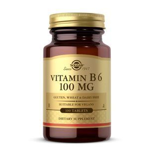 Vitamin B6 100mg - 100 tabs 2023-10-3705 фото