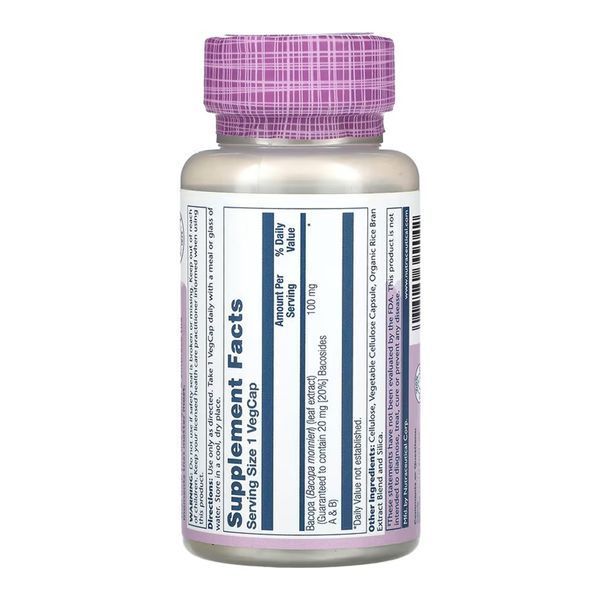 Bacopa 100mg (бакопа) - 60 vcaps 2023-10-6780 фото