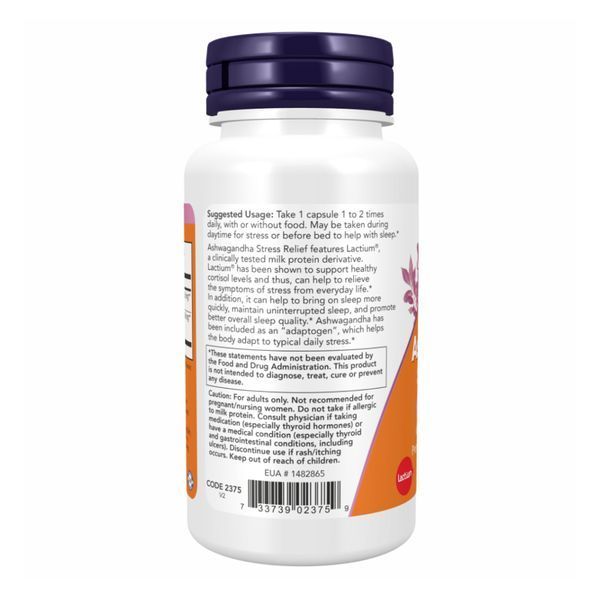 Ашваганда Ashwagandha Stress Relief - 60 vcaps 2022-10-1651 фото
