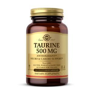 Taurine 500mg - 100 vcaps 2023-10-3707 фото