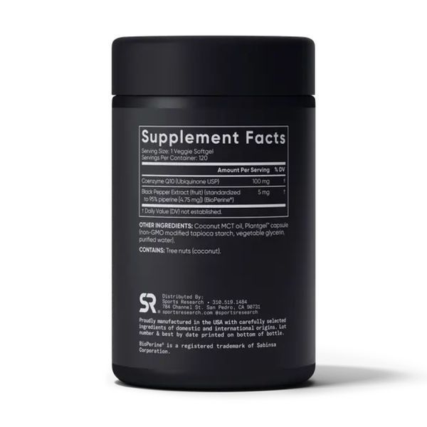 Коензим Q10 CoQ10 100mg - 120 veg softgels 2023-10-3439 фото