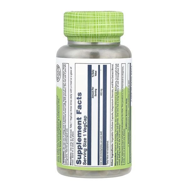 Uva Ursi 460mg (диетическая добавка) - 100 vcaps 2023-10-7001 фото