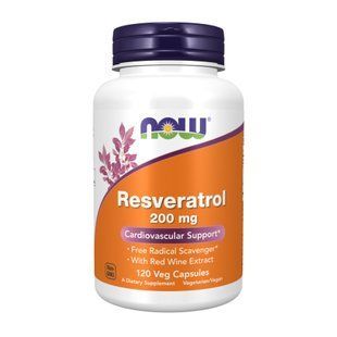 Ресвератрол Resveratrol 200 mg - 120 vcaps 2023-10-2494 фото