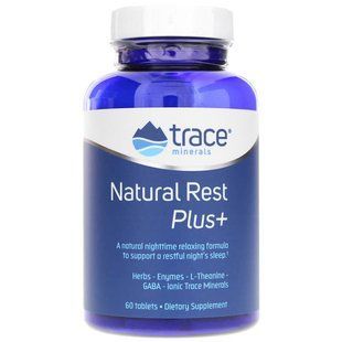 Поддержка сна, NaturalRest Plus+, Trace Minerals Research, 60 таблеток TMR-00261 фото