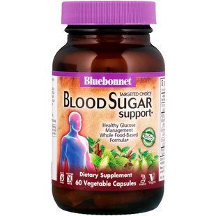 Контроль Цукру в Крові, Targeted Choice, Bluebonnet Nutrition, 60 вегетаріанських капсул BLB2016 фото