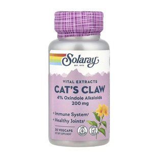 Диетическая добавка Cat's Claw 200 mg - 30 vcaps 2023-10-6874 фото