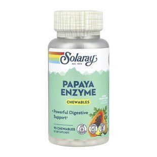 Papaya Enzyme для травлення - 90 chewables 2023-10-5846 фото