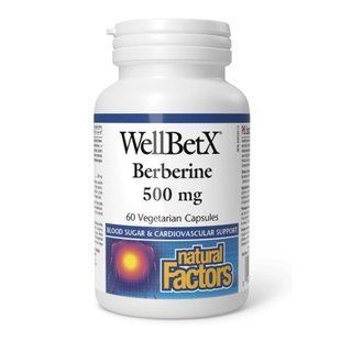Берберин WellBetX Berberine 500mg - 60 vcaps 2023-10-4053 фото