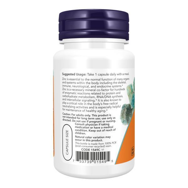Цинк Zinc Picolinate 50mg - 120 vcaps 2022-09-0124 фото