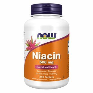 Niacin 500mg - 250 tabs 2022-10-1431 фото