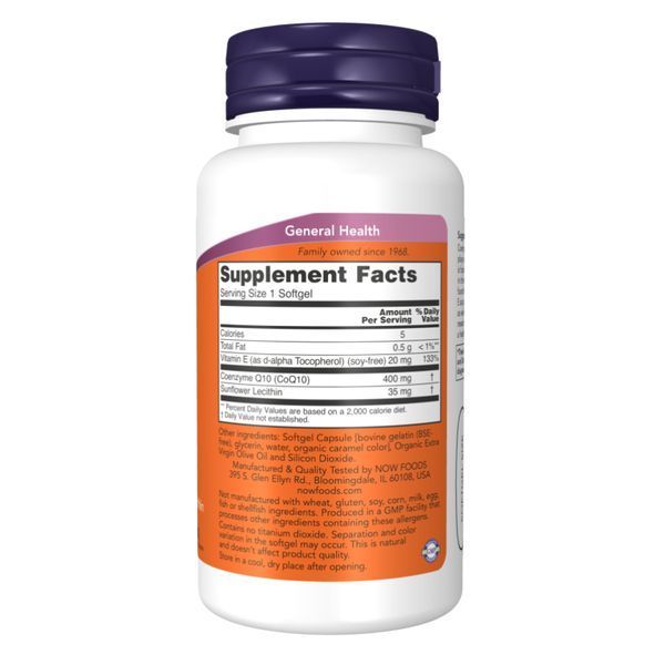 CoQ10 400mg для серця - 30 softgels 100-49-1473910-20 фото