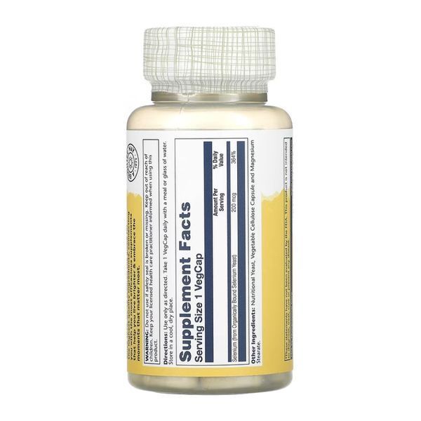 Селен Selenium 200mcg антиоксидант - 100 caps 2023-10-3431 фото